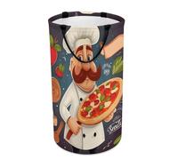 DWTJKMS Cesto portabiancheria per pizza da chef, pieghevole, con manici facili da trasportare, grande cesto portaoggetti per lavanderia, dormitorio, famiglia
