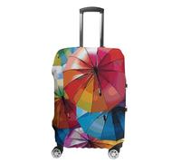 DWTJKMS Copertura colorata per bagagli, semplice e generosa, lavabile, resistente ai graffi, per valigie da 48-81 cm, Stile:, M, Custodia per bagagli