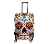 DWTJKMS Copertura per bagagli colorata con teschio di zucchero, semplice e generosa, copertura antipolvere lavabile, resistente ai graffi, per valigie da 48-81 cm, Stile:, XL, Custodia per bagagli