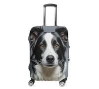 DWTJKMS Copertura per bagagli con Border Collie, semplice e generosa, antipolvere, lavabile, resistente ai graffi, per valigie da 48-81 cm, Stile:, L, Custodia per bagagli