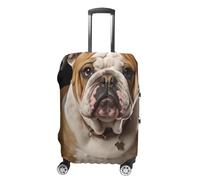 DWTJKMS Copertura per bagagli con bulldog inglese, semplice e generosa, copertura antipolvere lavabile, resistente ai graffi, per valigie da 48-81 cm, Stile:, L, Custodia per bagagli