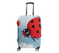 DWTJKMS Copertura per bagagli con coccinella e nuvola semplice e generosa copertura antipolvere lavabile, resistente ai graffi per valigie da 48-81 cm, Stile:, M, Custodia per bagagli