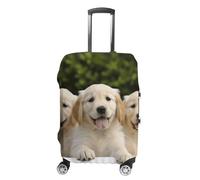 DWTJKMS Copertura per bagagli con cuccioli di Golden Retriever, semplice e generosa, copertura antipolvere lavabile, resistente ai graffi, per valigie da 48-81 cm, Stile:, S, Custodia per bagagli