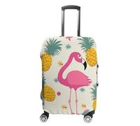 DWTJKMS Copertura per bagagli con fenicottero e ananas, semplice e generosa, copertura antipolvere lavabile, resistente ai graffi, per valigie da 48-81 cm, Stile:, S, Custodia per bagagli