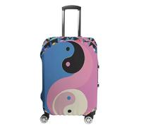 DWTJKMS Copertura per bagagli con motivo Yin Yang, semplice e generosa, antipolvere, lavabile, resistente ai graffi, per valigie da 48-81 cm, Stile:, L, Custodia per bagagli