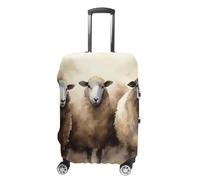 DWTJKMS Copertura per bagagli con pecore ad acquerello, semplice e generosa, copertura antipolvere lavabile, resistente ai graffi, per valigie da 48-81 cm, Stile:, XL, Custodia per bagagli