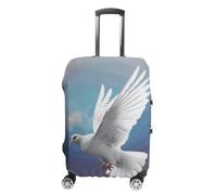 DWTJKMS Copertura per bagagli semplice e generosa con colomba della pace, lavabile, resistente ai graffi, per valigie da 48-81 cm, Stile:, L, Custodia per bagagli