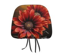 DWTJKMS Copri poggiatesta per auto, regolabile, riutilizzabile, per interni dell'auto, grazioso accessorio vintage per poggiatesta auto, 1 pezzo, per la maggior parte delle auto