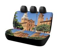 DWTJKMS Coprisedile per auto con città spagnole, protezione antiscivolo per sedile posteriore, durevole, antigraffio, dimensioni universali, adatto per auto, camion e SUV