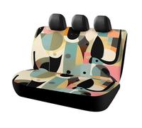 DWTJKMS Coprisedile per auto con gatto in stile moderno Mid-Century, protezione antiscivolo per sedile posteriore, durevole, antigraffio, dimensioni universali, adatto per auto, camion e SUV