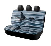 DWTJKMS Coprisedile per auto, con pinna di squalo, protezione antiscivolo per sedile posteriore, durevole, antigraffio, misura universale, adatto per auto, camion e SUV