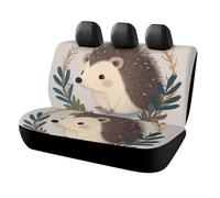 DWTJKMS Cute Little Hedgehog, coprisedile per auto, antiscivolo, per sedile posteriore, durevole, antigraffio, misura universale, adatto per auto, camion e SUV