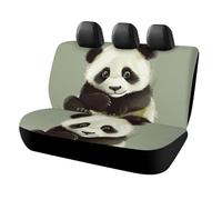 DWTJKMS Cute Little Panda, coprisedile per auto, antiscivolo, per sedile posteriore, durevole, antigraffio, misura universale, adatto per auto, camion e SUV