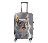 DWTJKMS Divertente copertura per bagagli con scoiattolo carino semplice e generoso copertura antipolvere lavabile, resistente ai graffi per valigie da 48-81 cm, Stile:, M, Custodia per bagagli