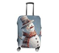 DWTJKMS Divertente copertura per valigie con pupazzo di neve, semplice e generosa, lavabile, resistente ai graffi, per valigie da 48-81 cm, Stile:, L, Custodia per bagagli