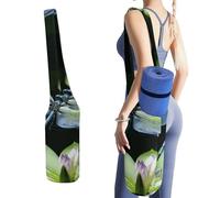 DWTJKMS Dragonfly Fly Over - Borsa per tappetino da yoga, in tela resistente, con tasca per bottiglia d'acqua e borsa per bagnata inferiore, adatta alla maggior parte dei tappetini da yoga