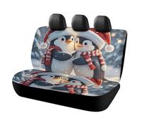 DWTJKMS Embracing Penguins, coprisedile per auto, antiscivolo, per sedile posteriore, durevole, antigraffio, misura universale, adatto per auto, camion e SUV