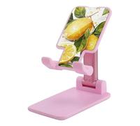 DWTJKMS Fruits Lemon - Supporto per telefono cellulare, pieghevole, regolabile in altezza, portatile, adatto a tutti gli smartphone, colore: rosa
