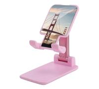 DWTJKMS Golden Gate Bridge - Supporto per telefono cellulare, pieghevole, regolabile in altezza, portatile, per tutti gli smartphone, colore: rosa