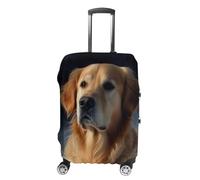 DWTJKMS Golden Retriever, copertura per valigia, semplice e generosa, antipolvere, lavabile, resistente ai graffi, per valigie da 48-81 cm, Stile:, M, Custodia per bagagli