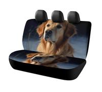 DWTJKMS Golden Retriever - Coprisedile per auto, antiscivolo, per sedile posteriore, durevole, antigraffio, misura universale, adatto per auto, camion e SUV