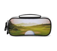 DWTJKMS Golf Sport Borsa di Trucco In Pelle Portatile Piccolo Organizzatore Cosmetico Impermeabile Toiletry Borse Pennelli Matite E Viaggio Make Up Accessori