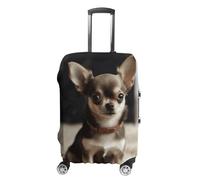 DWTJKMS Graziosa copertura per bagagli con chihuahua, semplice e generosa, antipolvere, lavabile, resistente ai graffi, per valigie da 48-81 cm, Stile:, M, Custodia per bagagli