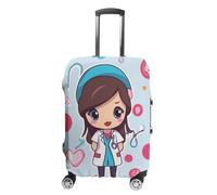 DWTJKMS Graziosa copertura per valigie da infermiera, semplice e generosa, lavabile, resistente ai graffi, per valigie da 48-81 cm, Stile:, L, Custodia per bagagli