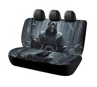 DWTJKMS Grim Reaper - Coprisedile per auto, antiscivolo, per sedile posteriore, durevole, antigraffio, misura universale, adatto per auto, camion e SUV
