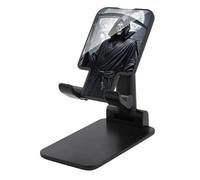 DWTJKMS Grim Reaper - Supporto per telefono cellulare, pieghevole, regolabile in altezza, portatile, per tutti gli smartphone, colore: nero