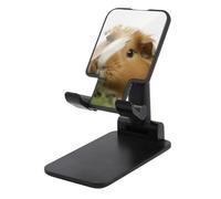 DWTJKMS Guinea Pig - Supporto per telefono cellulare, pieghevole, regolabile in altezza, portatile, per tutti gli smartphone, colore: nero