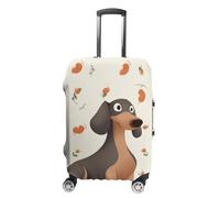 DWTJKMS I Love My Dog Bassotti Copertura semplice e generosa per valigie antipolvere lavabile, resistente ai graffi, per valigie da 48-81 cm, Stile:, S, Custodia per bagagli
