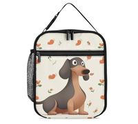 DWTJKMS I Love My Dog Borsa termica per il pranzo, a prova di perdite, per uomini e donne, con manico, riutilizzabile, isolata, per ufficio, lavoro, picnic
