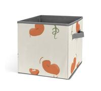 DWTJKMS I Love My Dog - Organizer a cubo con bassotti, pieghevoli, in tessuto spesso, per coperte, vestiti, adatto per casa, ufficio, guardaroba, abbigliamento e giocattoli