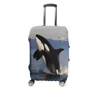 DWTJKMS Killer Whale - Copertura per valigia, semplice e generosa, antipolvere, lavabile, resistente ai graffi, per valigie da 48-81 cm, Stile:, M, Custodia per bagagli