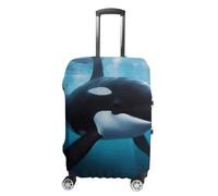 DWTJKMS Killer Whale - Copertura per valigia, semplice e generosa, antipolvere, lavabile, resistente ai graffi, per valigie da 48-81 cm, Stile:, M, Custodia per bagagli