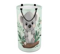 DWTJKMS Koala, cesto portabiancheria pieghevole con manici per il trasporto, grande cesto portaoggetti per lavanderia, dormitorio, famiglia