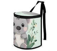 DWTJKMS Koala Pattumiera per auto con coperchio, grande capacità, da appendere, a prova di perdite, impermeabile, accessorio per interni