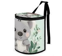DWTJKMS Koala Pattumiera per auto con coperchio, grande capacità, da appendere, a prova di perdite, impermeabile, accessorio per interni