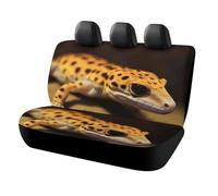 DWTJKMS Leopard Little Gecko - Coprisedile per auto, antiscivolo, per sedile posteriore, durevole, antigraffio, misura universale, adatto per auto, camion e SUV