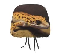 DWTJKMS Leopard Little Gecko - Coprisedile per auto, regolabile, riutilizzabile, accessorio per sedile interno, stile vintage, per la maggior parte delle auto, 1 pezzo