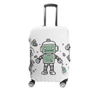 DWTJKMS Line Robot - Copertura per bagagli semplice e generosa, lavabile, resistente ai graffi, per valigie da 48-81 cm, Stile:, M, Custodia per bagagli