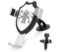 DWTJKMS Line Robot - Supporto universale per telefono cellulare, per bocchetta di ventilazione dell'auto, adatto per tutti gli smartphone e modelli di auto (nero)