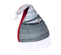 DWTJKMS Mackinac - Cappello da Babbo Natale con ponte sospeso, classico, in pelliccia, cappello spesso per feste di Natale, con paillettes, divertente berretto invernale