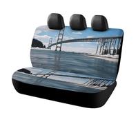 DWTJKMS Mackinac - Coprisedile per auto, con ponte sospeso, antiscivolo, per sedile posteriore, durevole, antigraffio, misura universale, adatto per auto, camion e SUV
