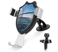 DWTJKMS Mackinac - Supporto universale per cellulare con ponte sospeso per auto, adatto per tutti gli smartphone e i modelli di auto (nero)