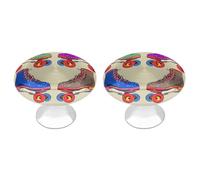 DWTJKMS Maniglie colorate retrò per pattini a rotelle per armadietti, manopole colorate per cassetti, maniglie per cassetti, adatte per cassettiere, mobili da cucina, porte, armadi