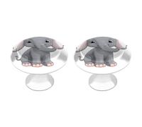 DWTJKMS Maniglie per armadietti a forma di elefante in stile cartone animato carino pomelli colorati per cassetti maniglie per cassetti adatte per comò mobili da cucina porte armadio cassetti