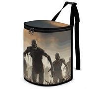 DWTJKMS Molti Zombie Car Trash Can con coperchio Grande Capacità Appeso Auto Trash Bin a prova di perdite Impermeabile Pattumiera Auto Must Haves Accessori Interni