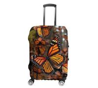 DWTJKMS Monarch Butterflies - Copertura per bagagli semplice e generosa, lavabile, resistente ai graffi, per valigie da 48-81 cm, Stile:, S, Custodia per bagagli